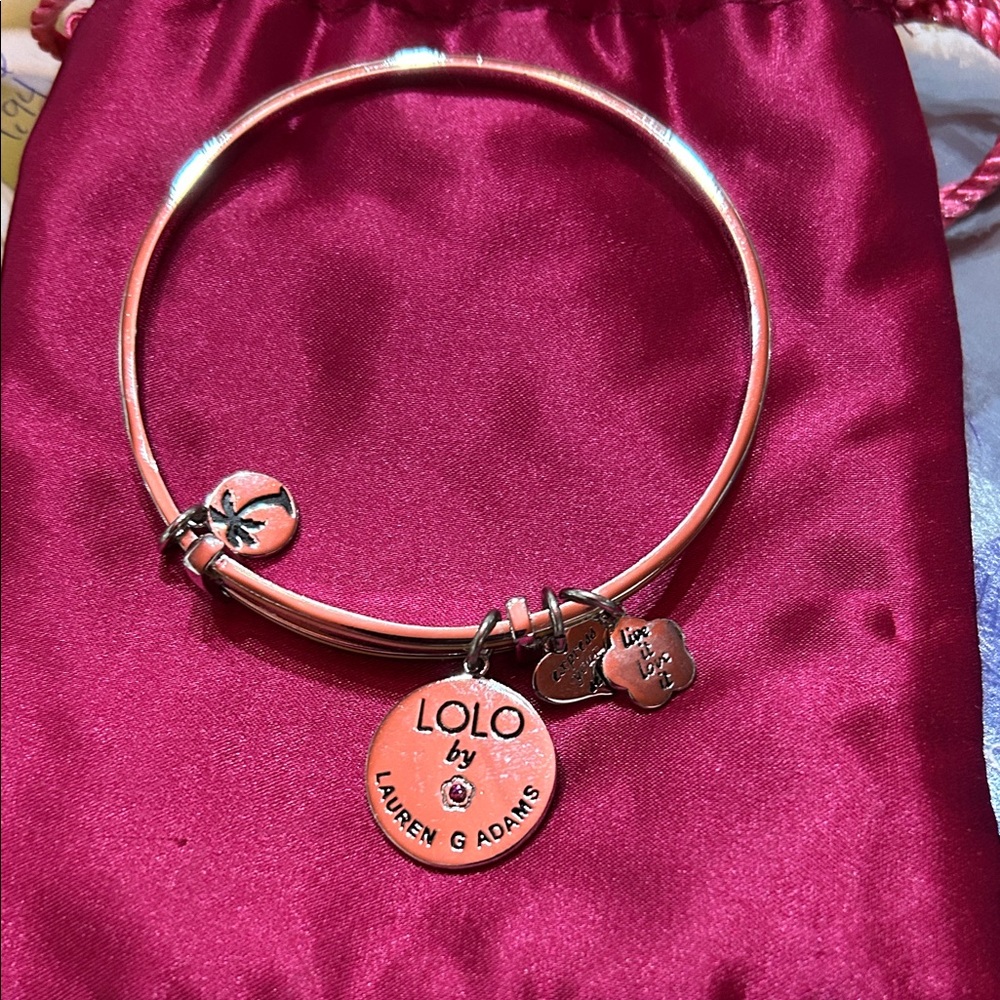 Pink Bangle Bracelet